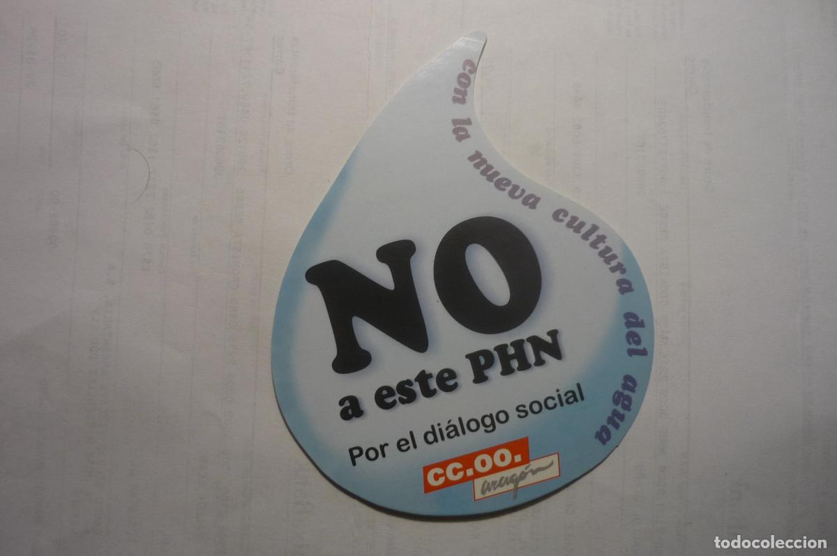 Pegatinas de colecci&oacute;n: pegatina sindica cc.oo.no a este phn