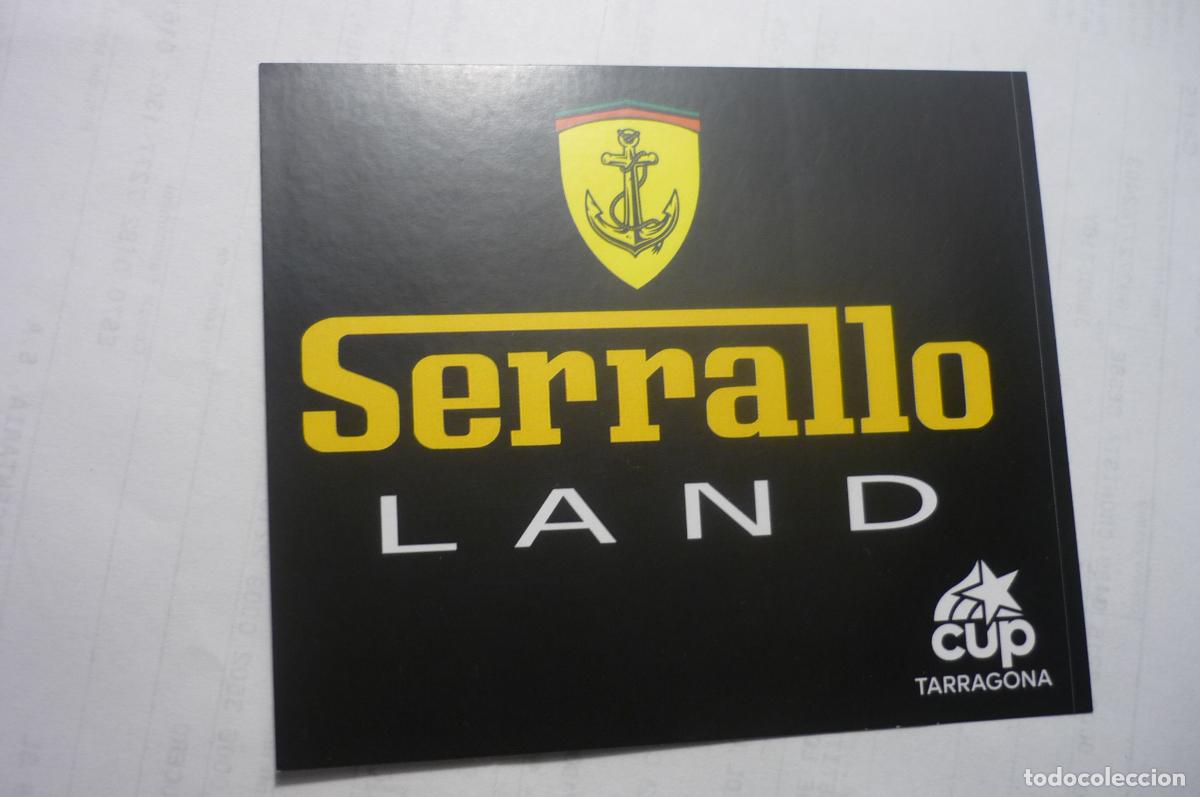 Autocollants de collection: pegatina politica cup serrallo land