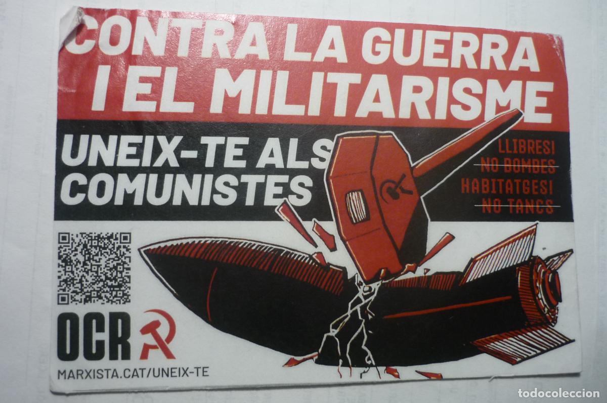 Pegatinas de colecci&oacute;n: pegatina politica catalan ocr comunismo