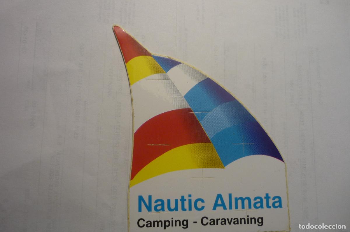 Pegatinas de colecci&oacute;n: pegatina nautic almata camping