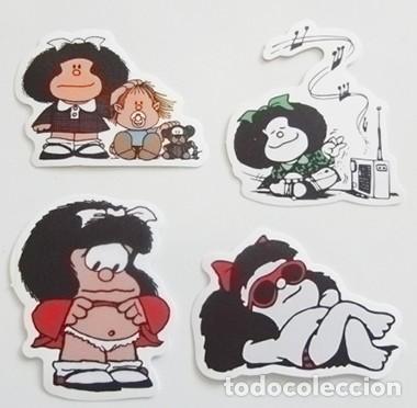 Pegatinas de colecci&oacute;n: LOTE DE PEGATINAS DE MAFALDA - PERSONAJE DE QUINO - DE TIRAS DE HUMOR - PEGATINA - NUEVAS - SIN USAR