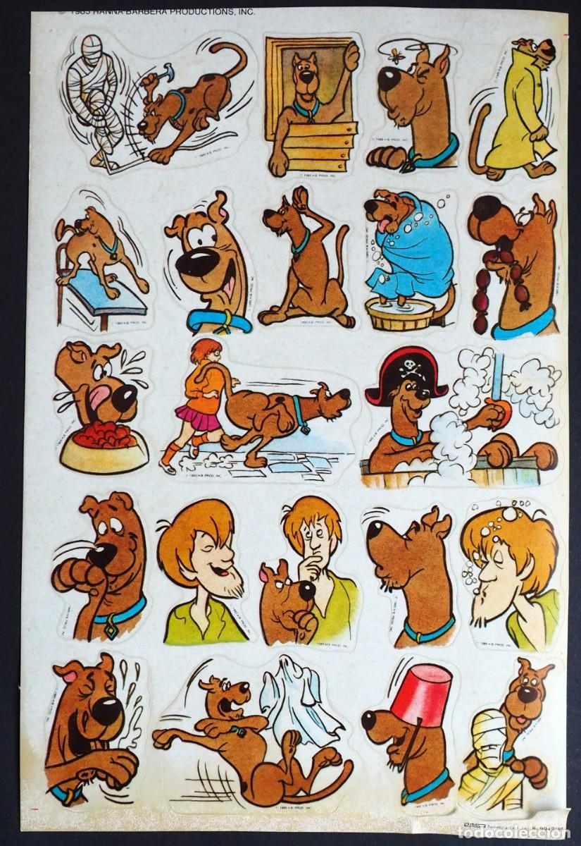 Autocolantes de cole&ccedil;&atilde;o: PEGATINAS DIBUJOS ANIMADOS DE TV, ESCUBI DU, ED. ROMA HANNA BARBERA 1985