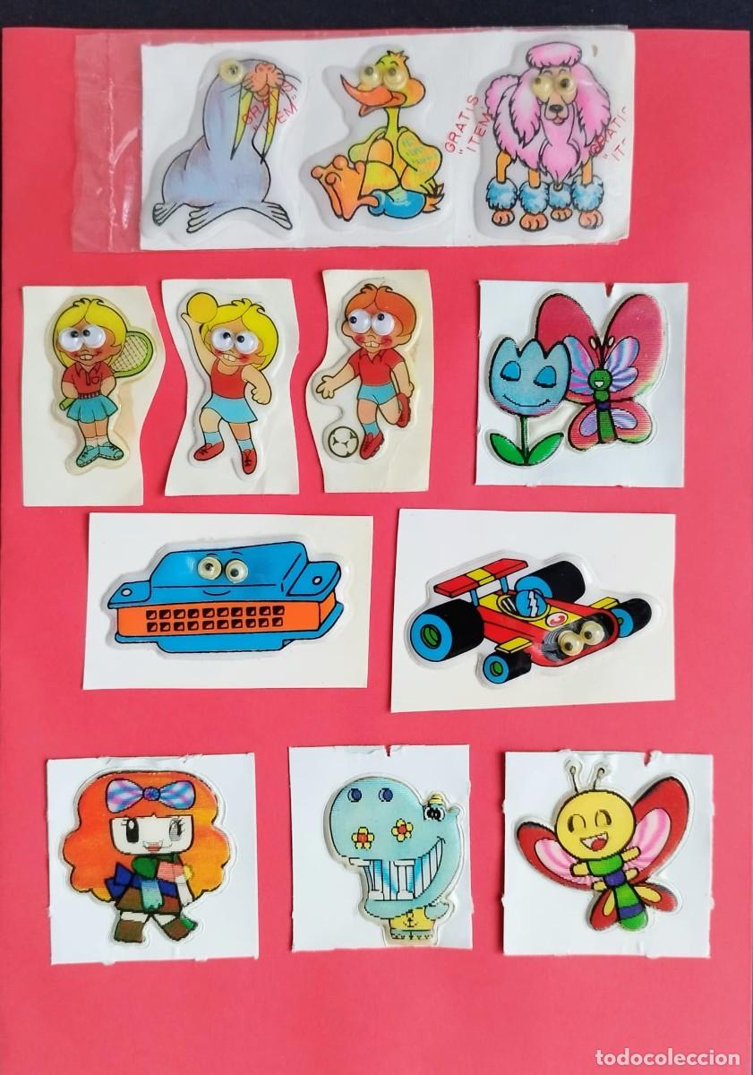 Autocollants de collection: LOTE ADHESIVOS TROQUELADOS CON RELIEVE ACOLCHADO Y PEGATINAS