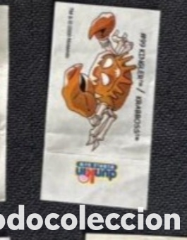 Pegatinas de colecci&oacute;n: Kingler Dunkin Bubble Gum de Boomer pokemon a&ntilde;o 2000 adhesivo sticker