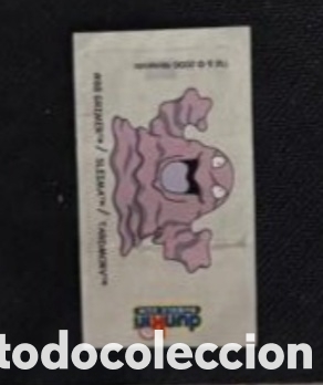Pegatinas de colecci&oacute;n: Grimer Dunkin Bubble Gum de Boomer pokemon a&ntilde;o 2000 adhesivo sticker