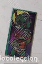 Collection stickers: TORTUGAS NINJA CHICLE CROMO RECORTADO DE UNA LIBRETA