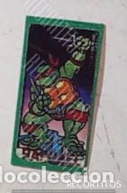 Collection stickers: TORTUGAS NINJA CHICLE CROMO RECORTADO DE UNA LIBRETA