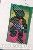 Collection stickers: TORTUGAS NINJA CHICLE CROMO RECORTADO DE UNA LIBRETA