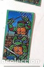 Collection stickers: TORTUGAS NINJA CHICLE CROMO RECORTADO DE UNA LIBRETA