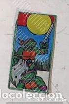 Collection stickers: TORTUGAS NINJA CHICLE CROMO RECORTADO DE UNA LIBRETA
