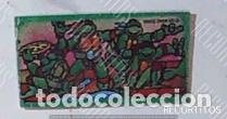 Collection stickers: TORTUGAS NINJA CHICLE CROMO RECORTADO DE UNA LIBRETA