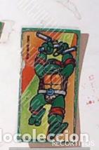 Adesivi di collezione: TORTUGAS NINJA CHICLE CROMO RECORTADO DE UNA LIBRETA