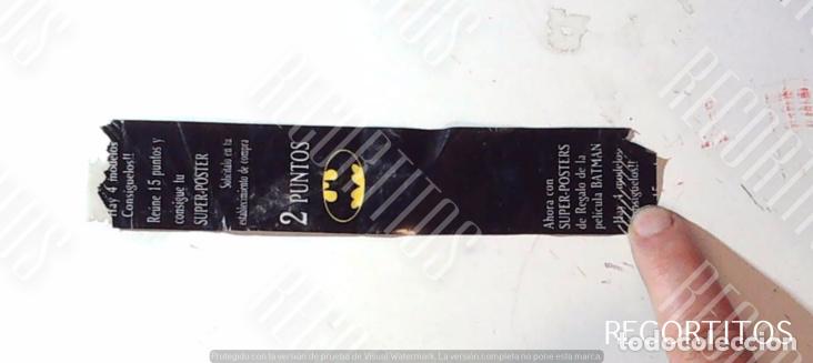 Adesivi di collezione: Tira Promoci&oacute;n Batman, Envoltorio Matutano