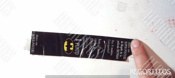 Adesivi di collezione: Tira Promoci&oacute;n Batman, Envoltorio Matutano