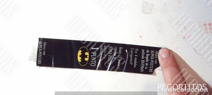 Adesivi di collezione: Tira Promoci&oacute;n Batman, Envoltorio Matutano