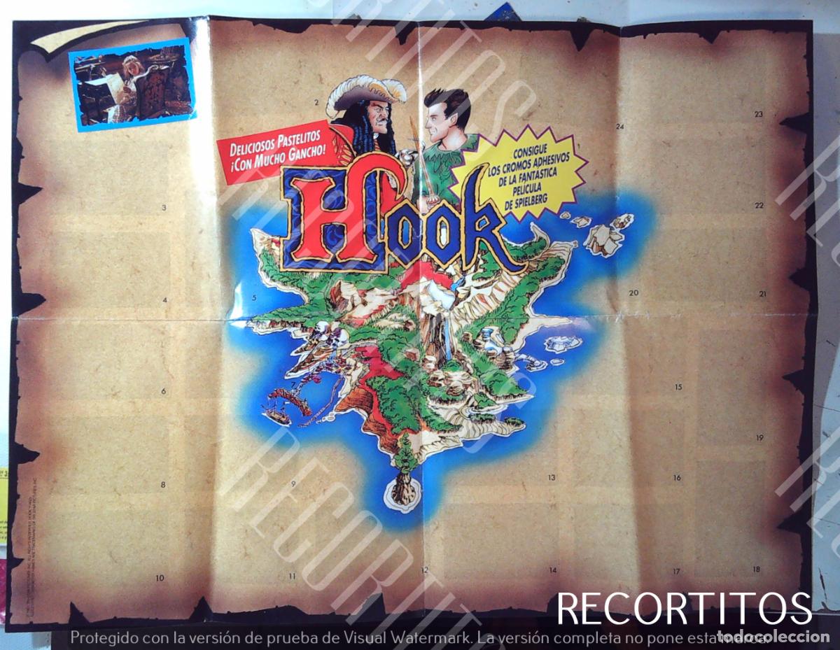 Sammlung von Aufklebern: POSTER ALBUM PASTELITOS HOOK CROPAN BIMBO PHOSKITOS