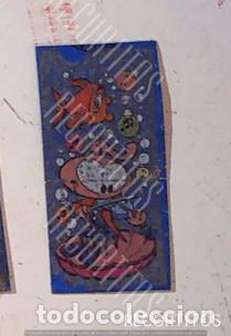 Sammlung von Aufklebern: CHICLE SNORKLES SNORKS TATOO RECORTADO DE UNA LIBRETA CALCOMANIA