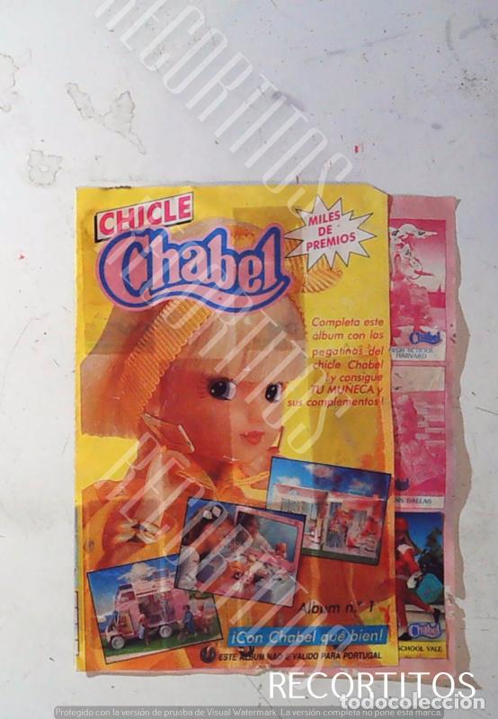 Pegatinas de colecci&oacute;n: ALBUM VACIO CHABEL CHICLE CHICLETS LICA CHAN SIN CROMOS
