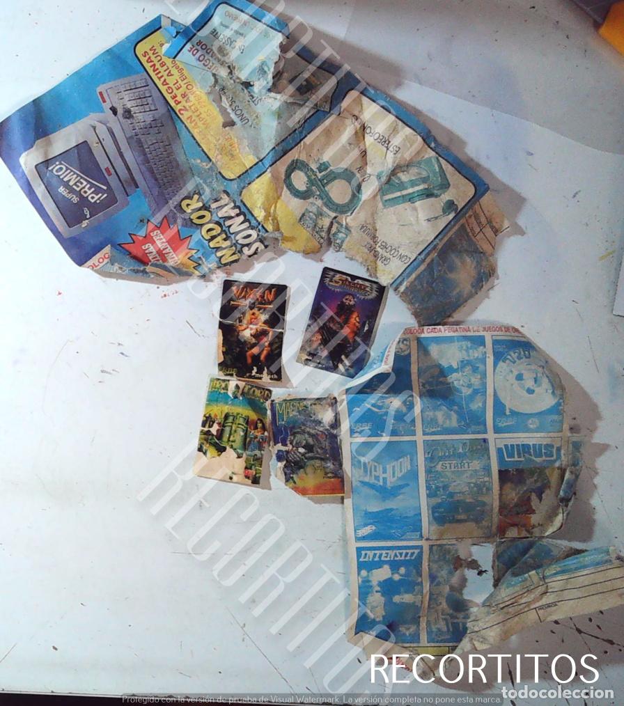 Pegatinas de colecci&oacute;n: CHICLE CHICLETS RESTOS DE UN ALBUM VIDEOJUEGOS