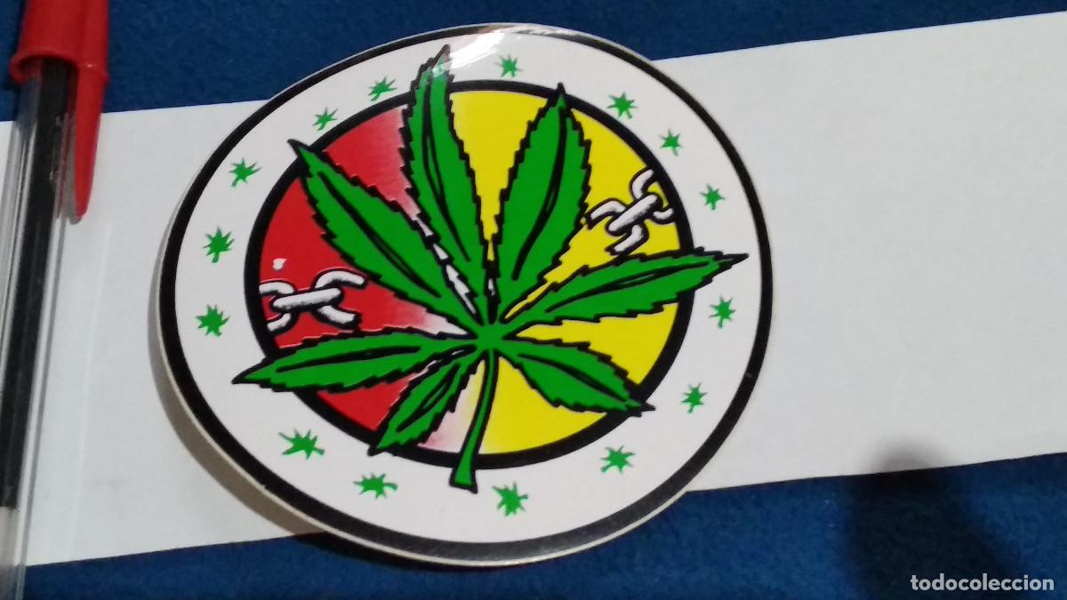 Pegatinas de colecci&oacute;n: PEGATINA VINILO ( marihuana O MARIGUANA )DE LOS 90 - NUEVA