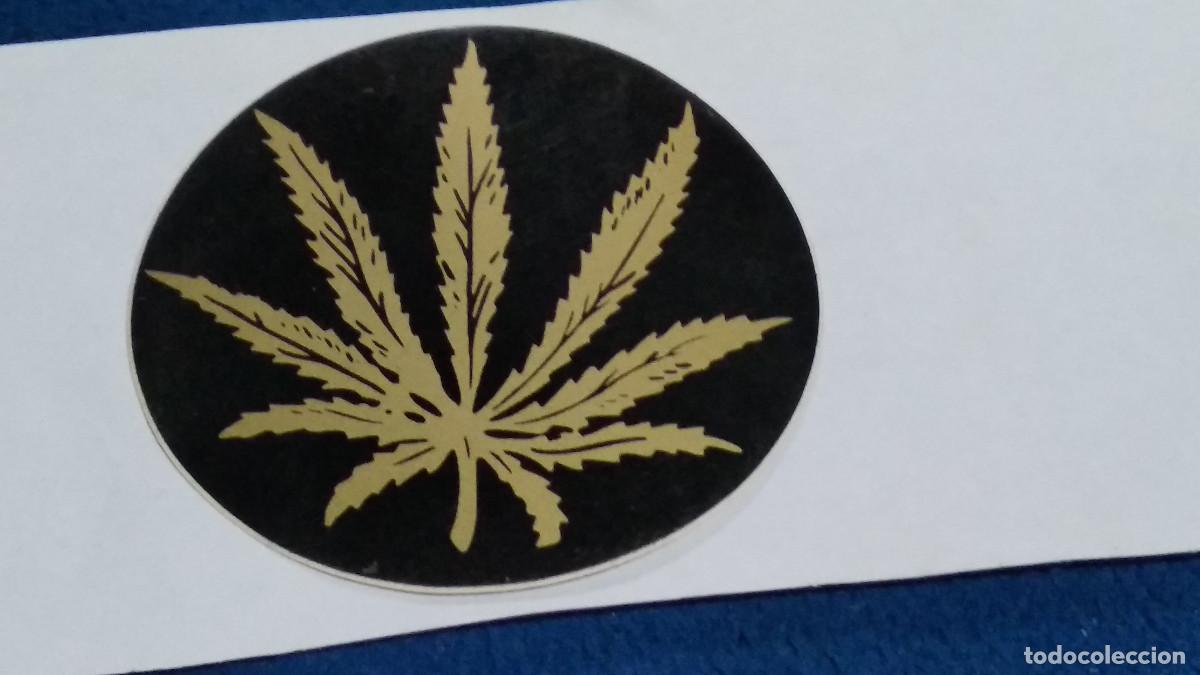 Pegatinas de colecci&oacute;n: PEGATINA VINILO ( marihuana O MARIGUANA )DE LOS 90 - NUEVA