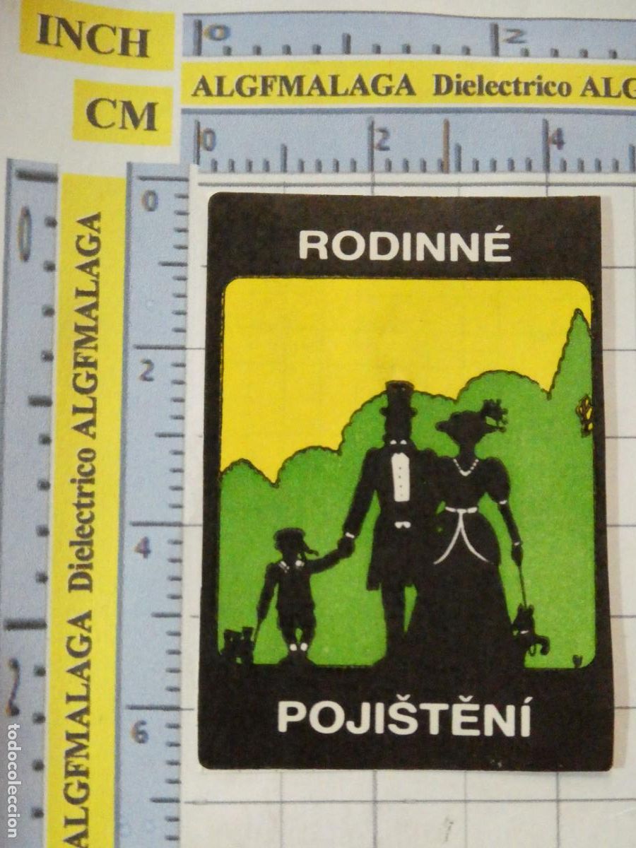 Pegatinas de colecci&oacute;n: PEGATINA POL&Iacute;TICO SINDICAL ESLOVAQUIA? SEGURO FAMILIAR?. 327