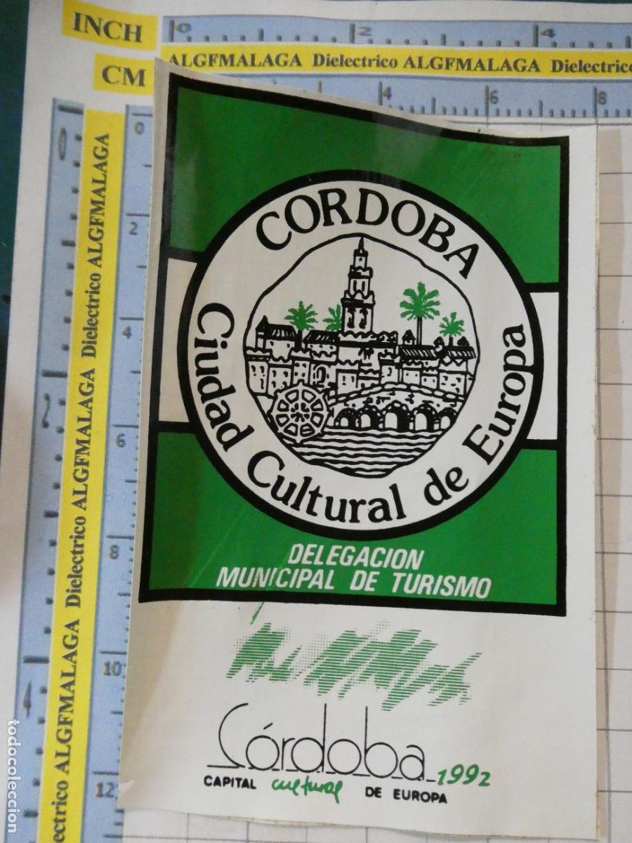 Collection stickers: PEGATINA POL&Iacute;TICO SINDICAL REIVINDICATIVA. C&Oacute;RDOBA CIUDAD CULTURAL EUROPA 1992. 330