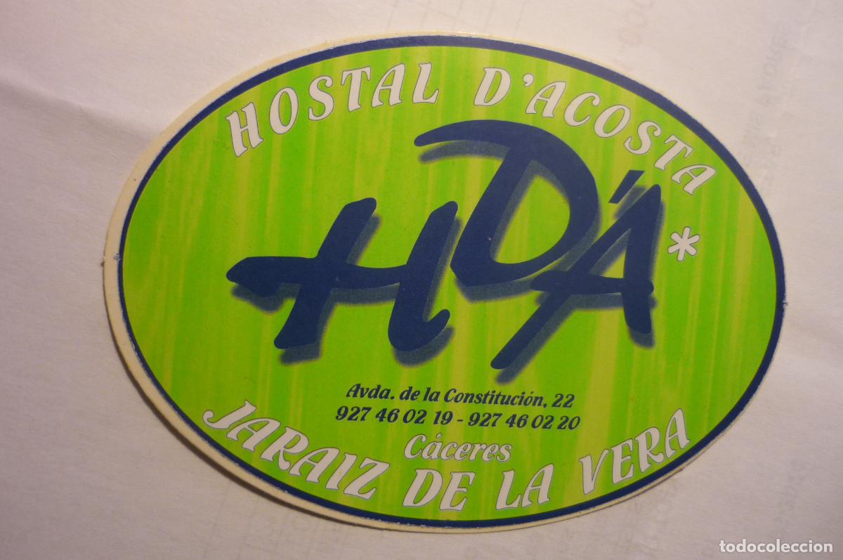Pegatinas de colecci&oacute;n: pegatina hostal d&acute;acosta --jaraiz de la vera