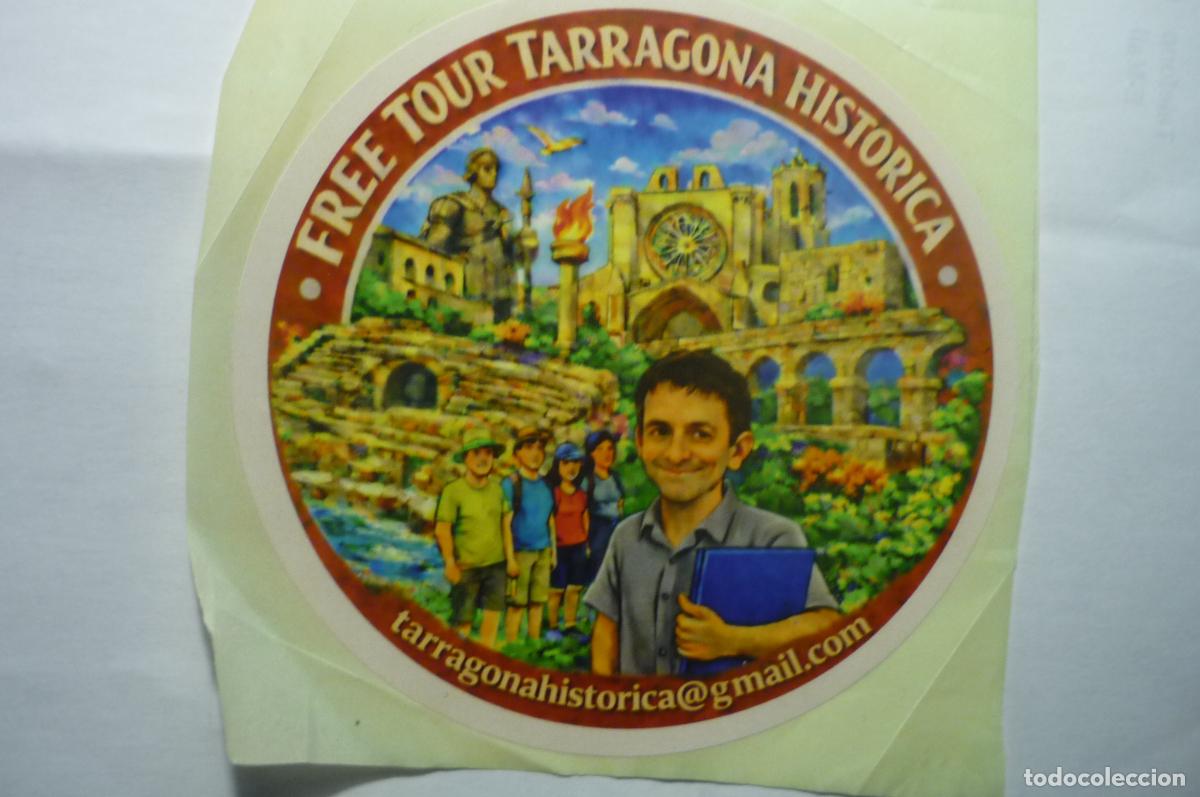 Pegatinas de colecci&oacute;n: pegatina free tour tarragona historica