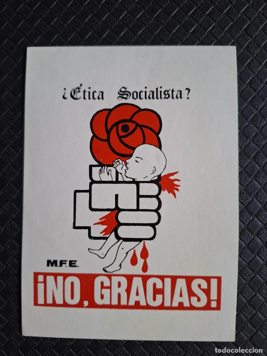 Collection stickers: Pegatina pol&iacute;tica transici&oacute;n Falange