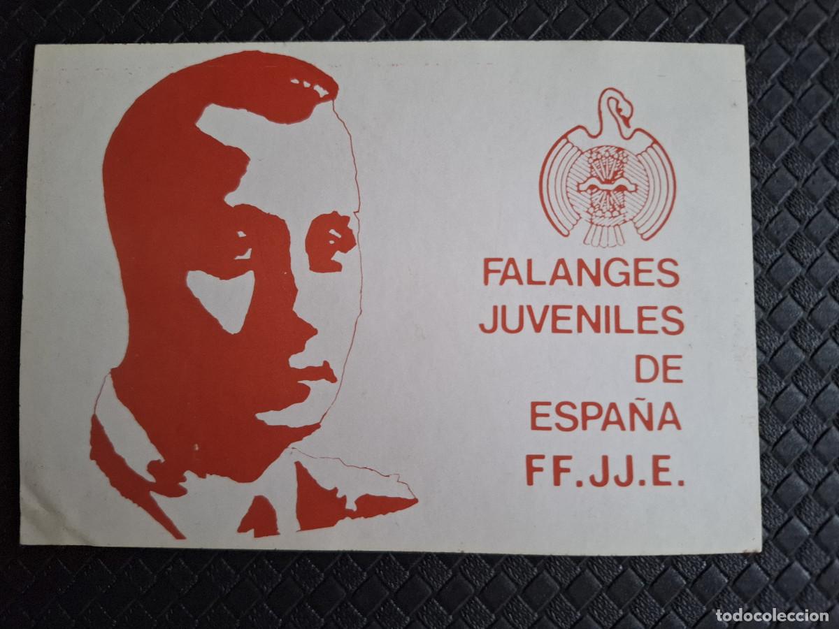 Collection stickers: Pegatina pol&iacute;tica transici&oacute;n Falange