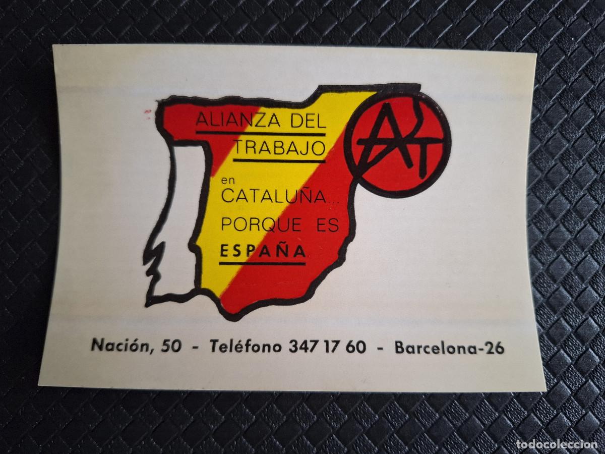 Collection stickers: Pegatina pol&iacute;tica transici&oacute;n Falange