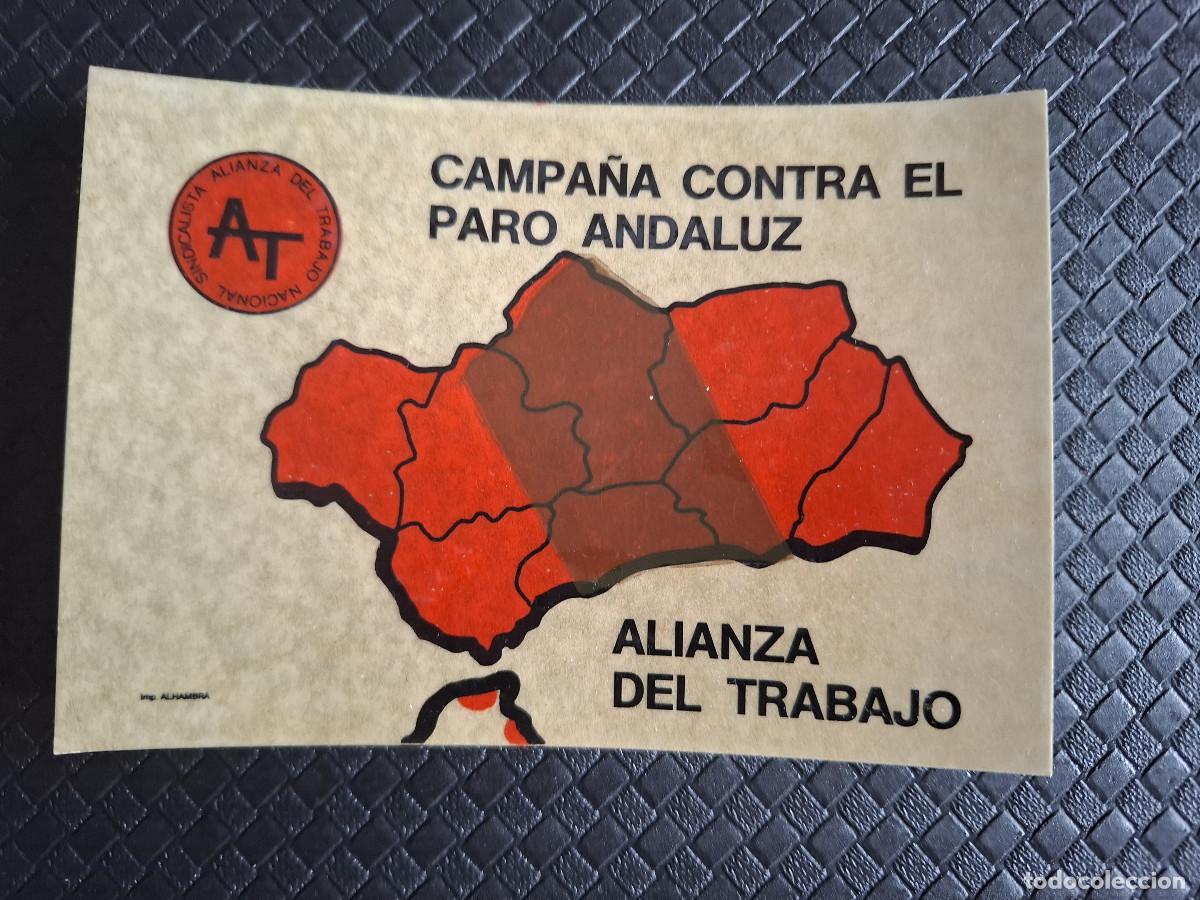 Collection stickers: Pegatina pol&iacute;tica transici&oacute;n Falange sin papel trasero