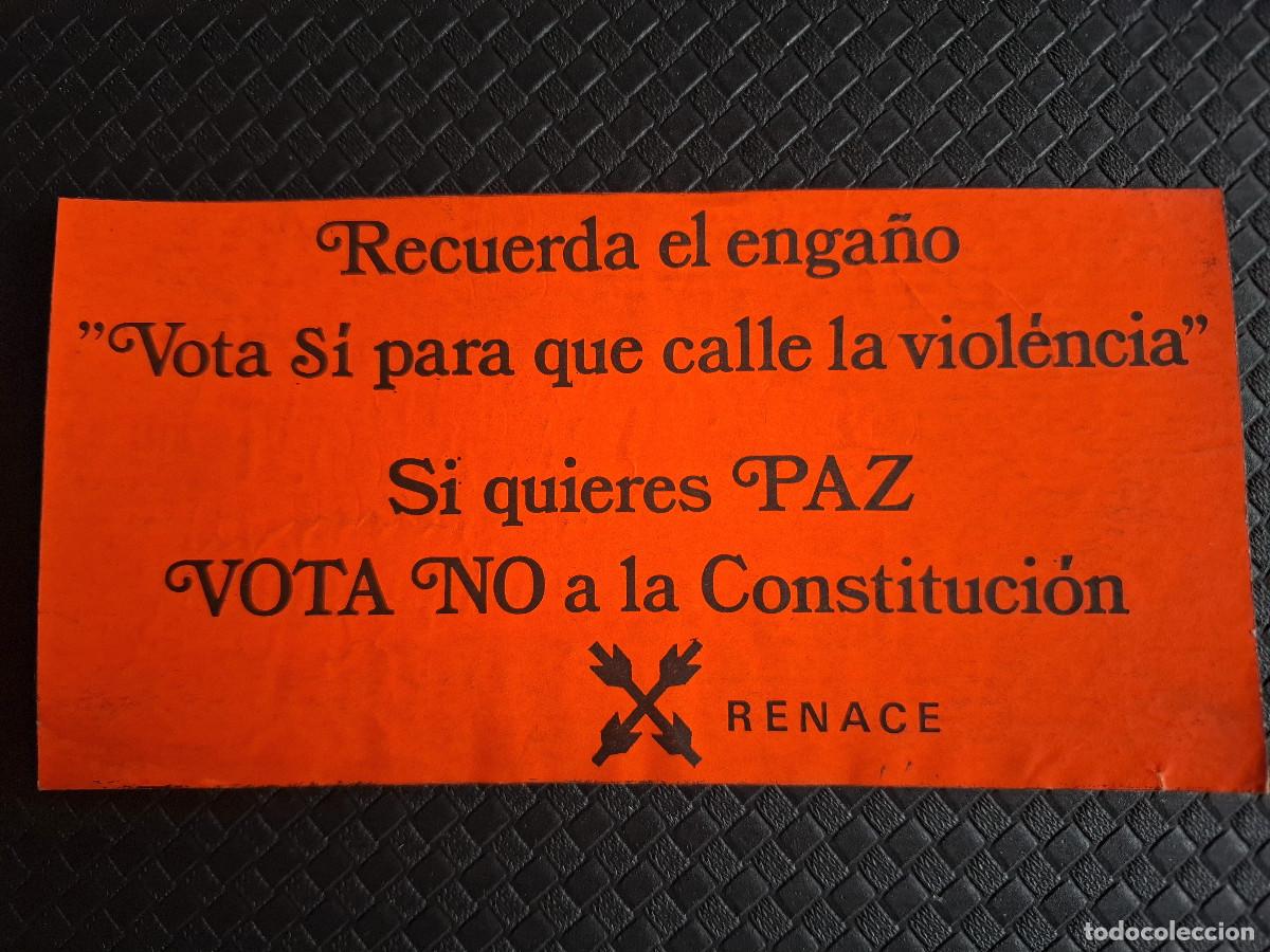 Collection stickers: Pegatina pol&iacute;tica transici&oacute;n carlista sin papel trasero