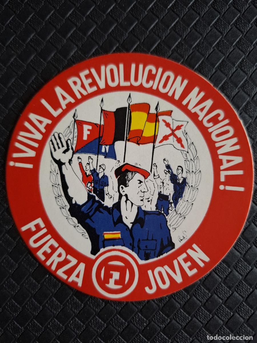 Collection stickers: Pegatina pol&iacute;tica transici&oacute;n Fuerza Nueva