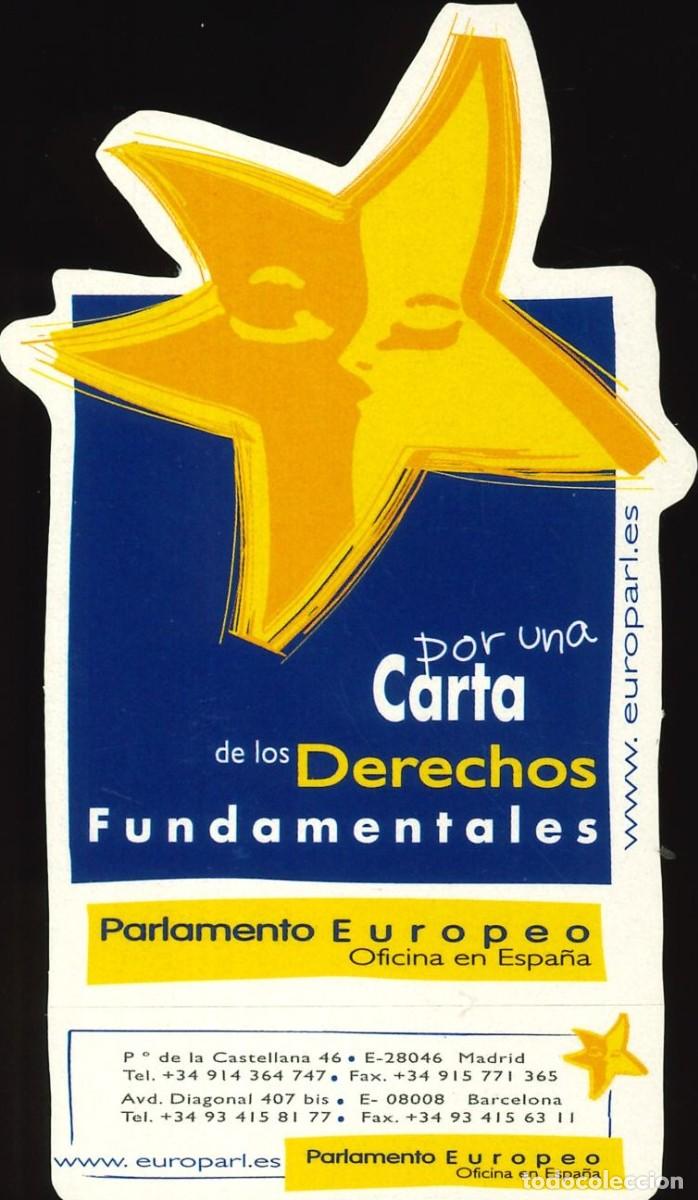 Pegatinas de colecci&oacute;n: PEGATINA - ADHESIVO - POLITICA - EUROPA - EUROPEAS - CARTA DE LOS DERECHOS FUNDAMENTALES -CASTELLANO