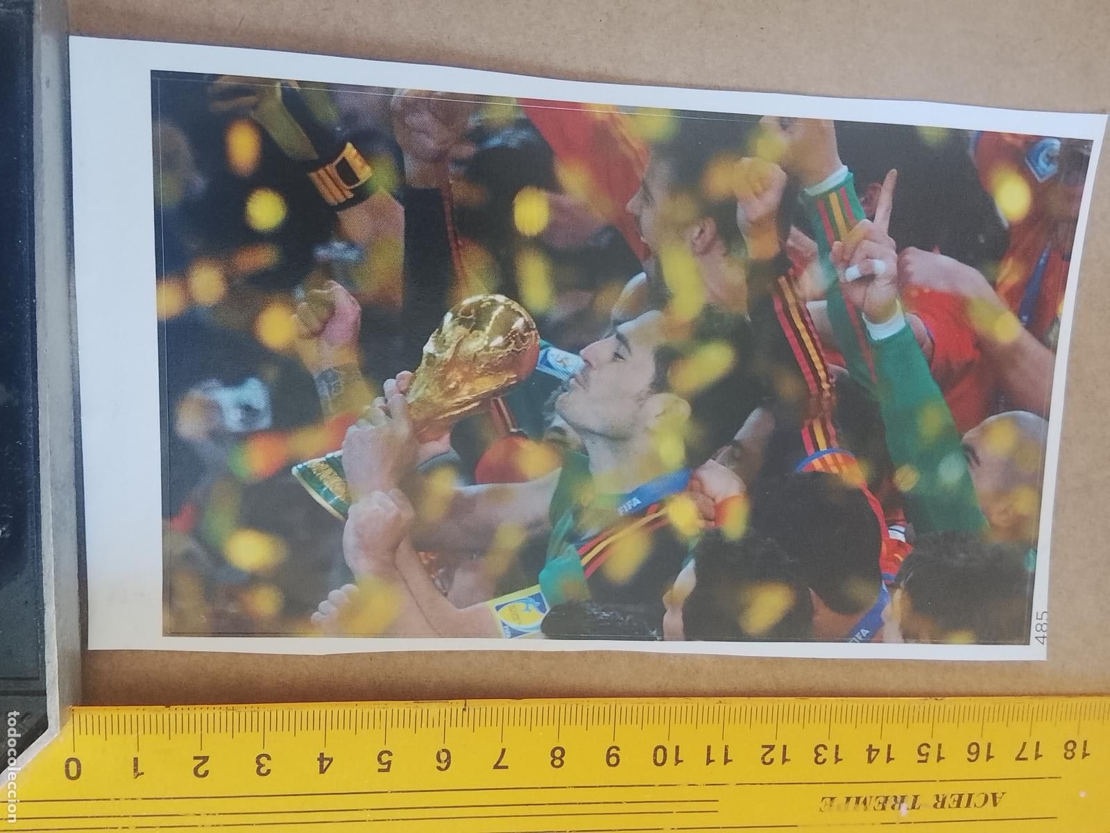 Pegatinas de colecci&oacute;n: PEGATINA CROMO ADHESIVO - TROQUELADA - FUTBOL MUNDIAL 2008 CASILLAS