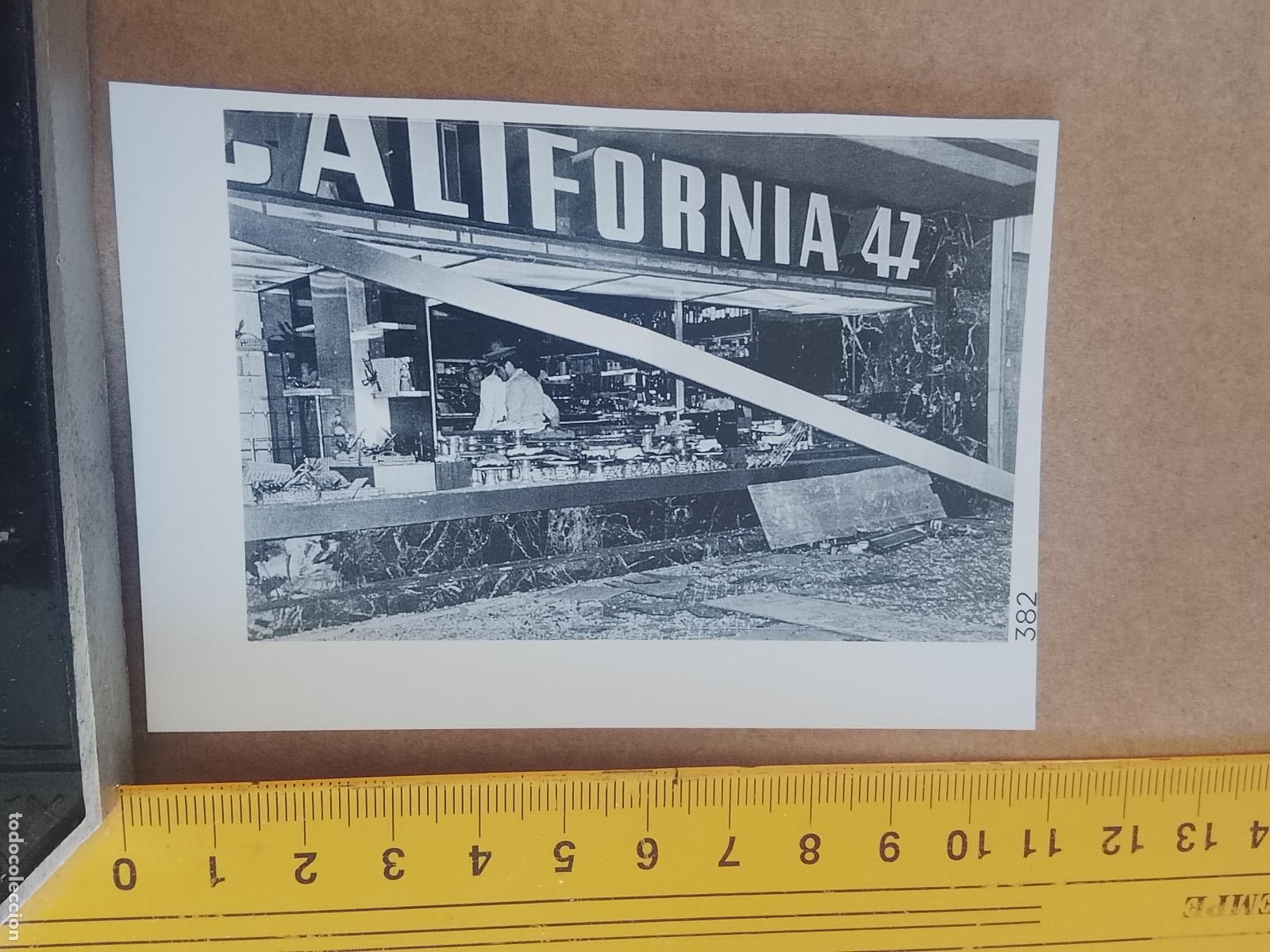 Pegatinas de colecci&oacute;n: PEGATINA CROMO ADHESIVO - TROQUELADA - ATENTATADO CAFETERIA CALIFORNIA MADRID GRAPO