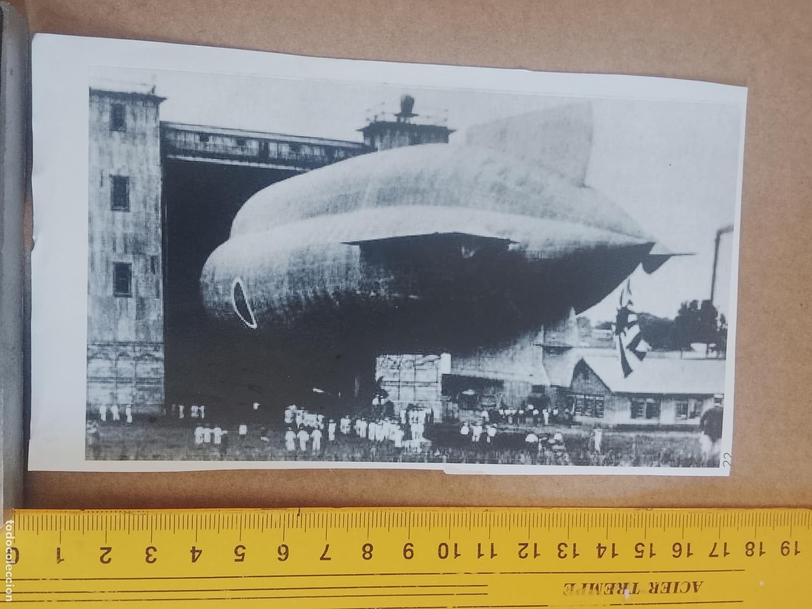 Pegatinas de colecci&oacute;n: PEGATINA CROMO ADHESIVO - TROQUELADA - EL GRAN DIRIGIBLE TORRES QUEVEDO GUADALAJARA