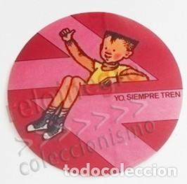 Collection stickers: PEGATINA PROMOCIONAL DE RENFE - YO SIEMPRE TREN - A&Ntilde;OS 80 ESPA&Ntilde;A PUBLICIDAD FERROCARRIL TRANSPORTE