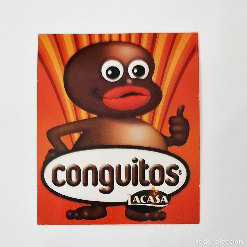 Pegatinas de colecci&oacute;n: PEGATINA PUBLICITARIA CONGUITOS LACASA - ANOS 90 / 2000 - ADHESIVO ORIGINAL SIN PEGAR CROMO
