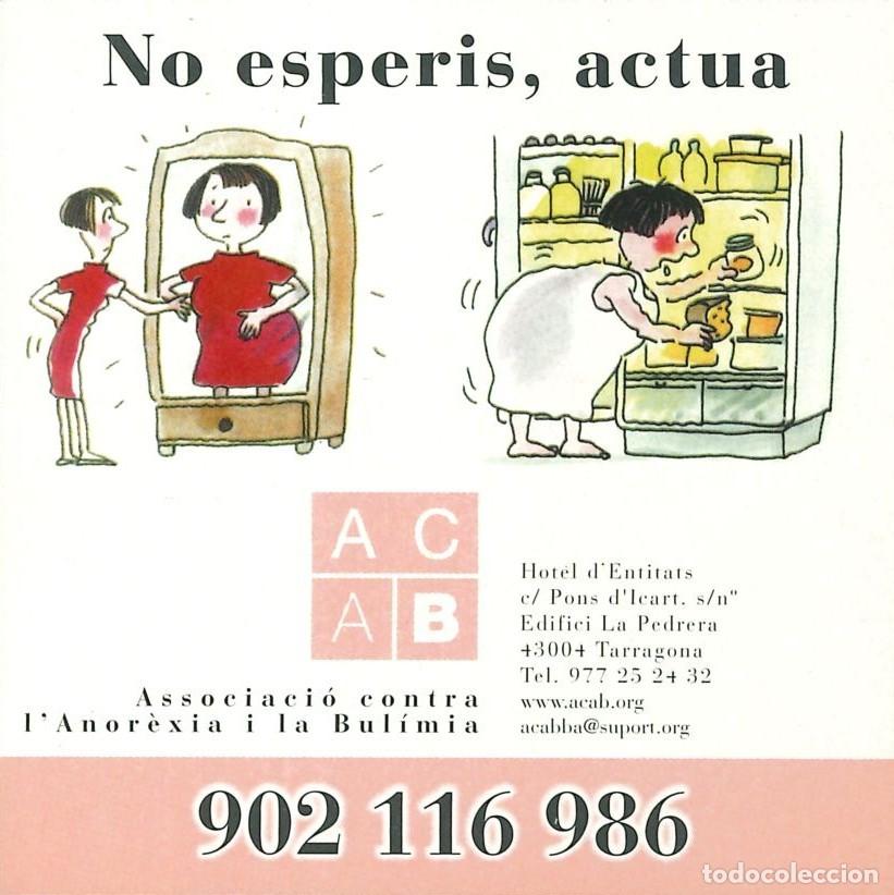 Pegatinas de colecci&oacute;n: PEGATINA - ADHESIVO - CATALANA - ACAB - ASSOCIACIO CONTRA L'ANOREXIA I LA BULIMIA - NO ESPERIS,ACTUA