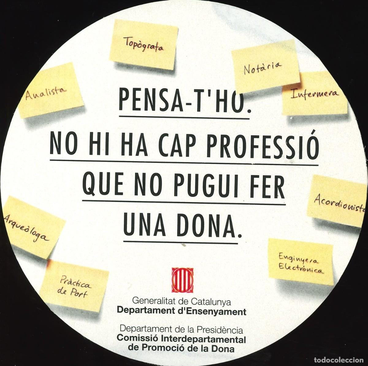 Pegatinas de colecci&oacute;n: PEGATINA - ADHESIVO - CATALANA - GENERALITAT CATALUNYA - DEPARTAMENT D'ENSENYAMENT