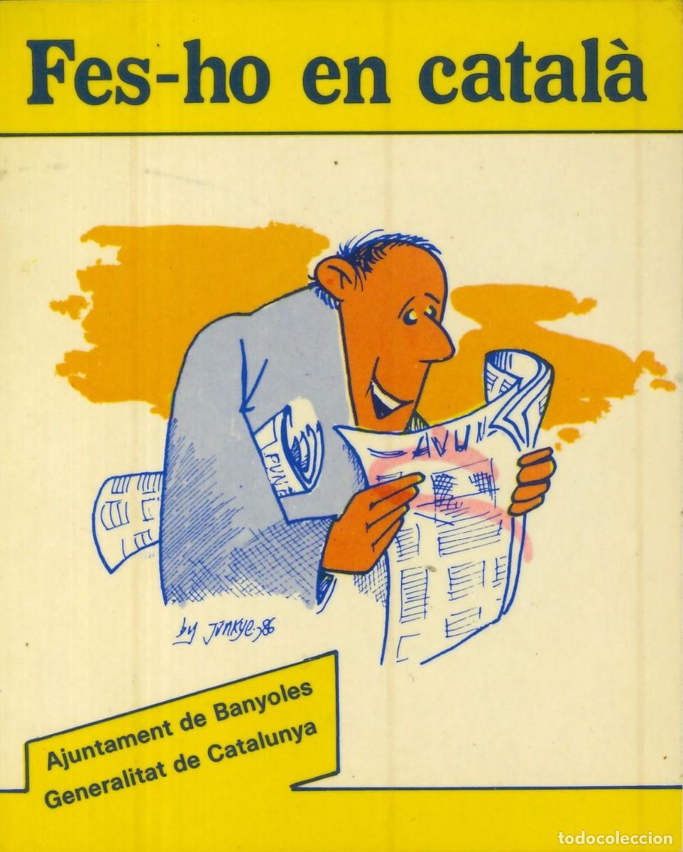 Pegatinas de colecci&oacute;n: PEGATINA - ADHESIVO - CATALANA - AJUNTAMENT DE BANYOLES - FES-HO EN CATALA