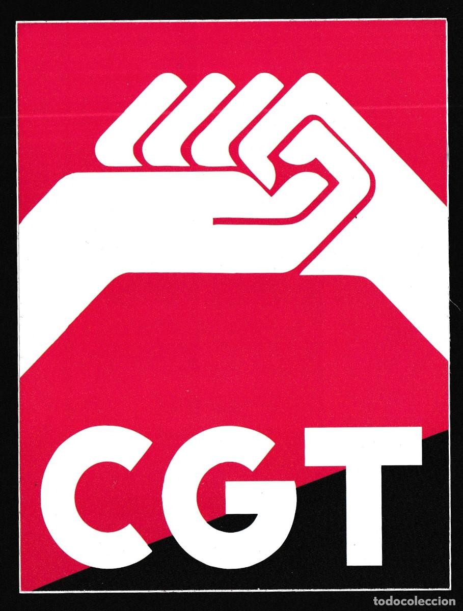 Pegatinas de colecci&oacute;n: Pegatina grande sindicato CGT