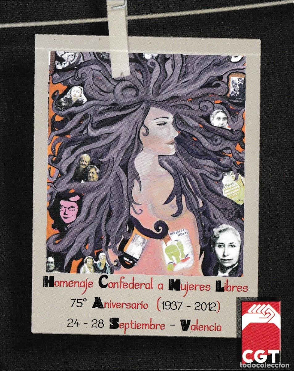Pegatinas de colecci&oacute;n: Pegatina grande homenaje Confederal a mujeres libres CGT