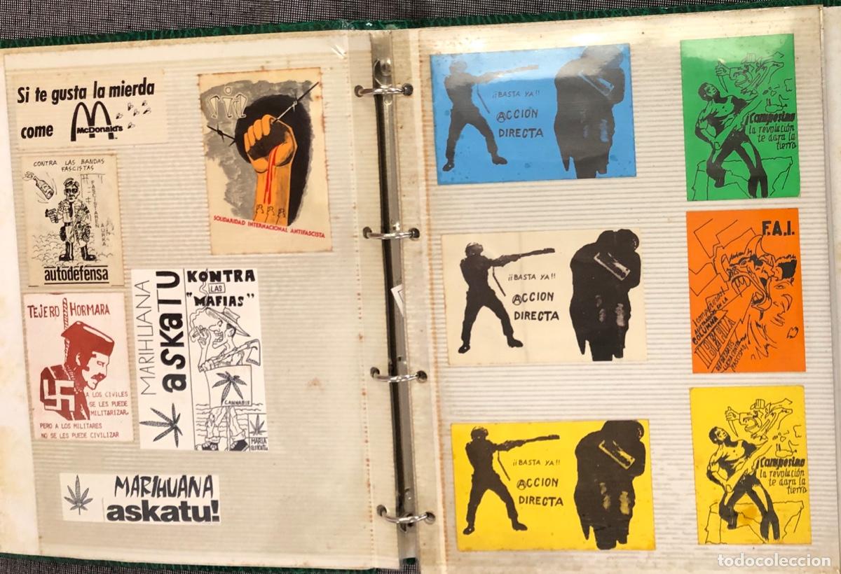 Pegatinas de colecci&oacute;n: LOTE DE 140 PEGATINAS POLITICAS REIVINDICATIVAS PAIS VASCO. A&Ntilde;OS 70
