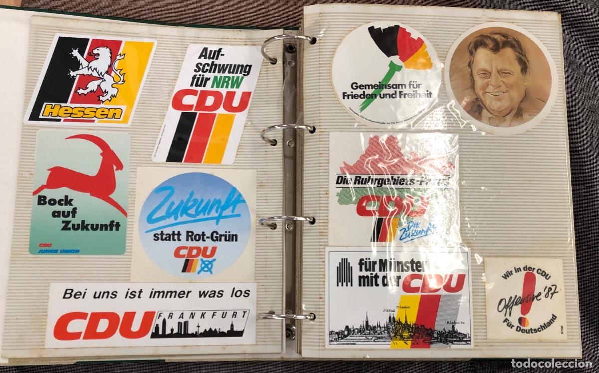 Pegatinas de colecci&oacute;n: LOTE DE 250 PEGATINAS POLITICAS EUROPEAS SURTIDAS. A&Ntilde;OS 70-80