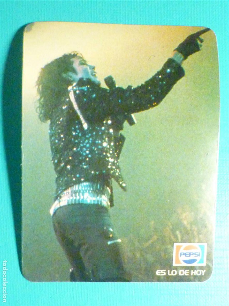Pegatinas de colecci&oacute;n: Pegatina Adhesivo Colecci&oacute;n Exclusiva Michael Jackson Tour Mundial 88 A&ntilde;o 1988, 3 de 4 - Pepsi Cola