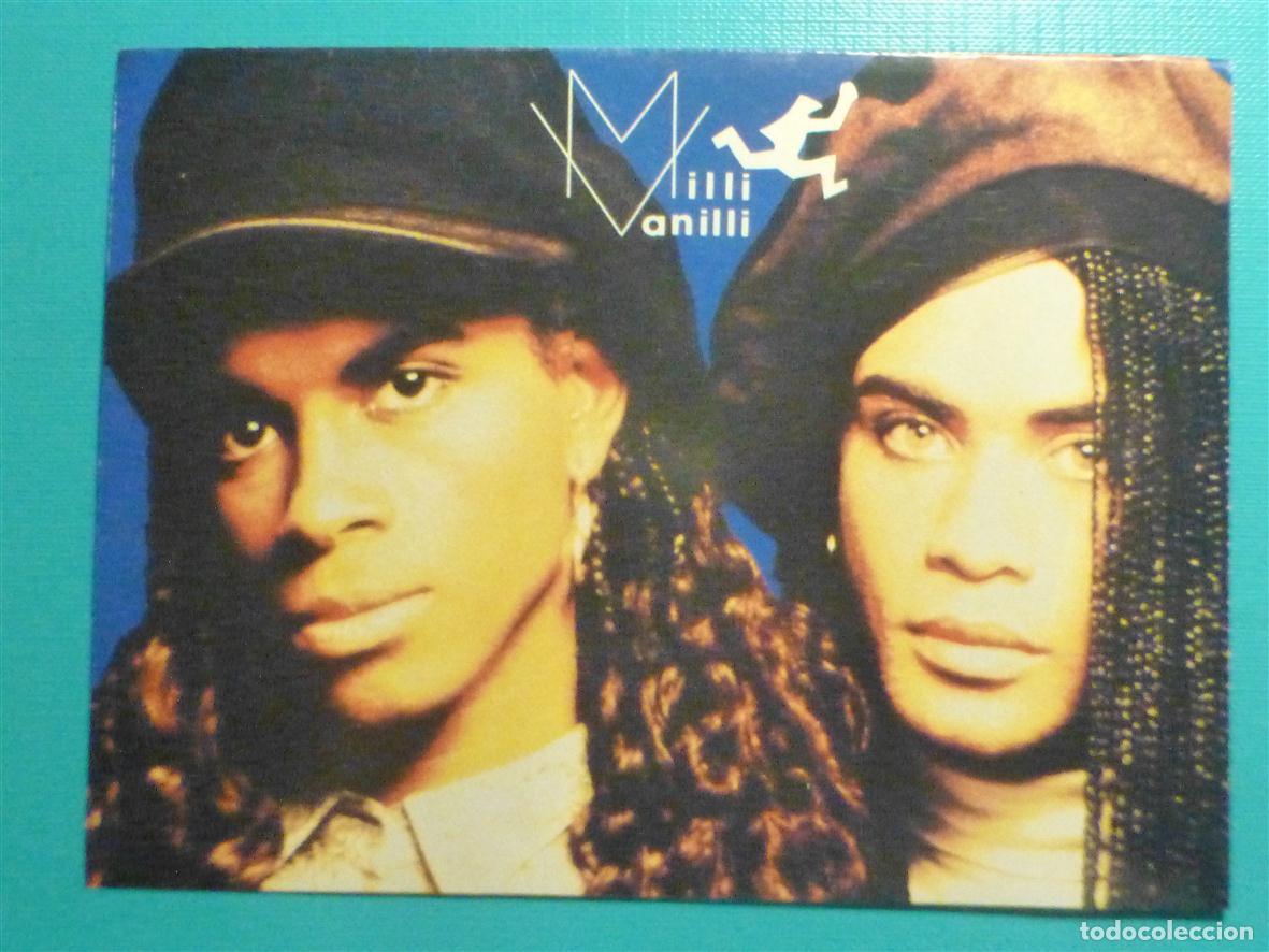 Pegatinas de colecci&oacute;n: Pegatina Adhesivo - Banda Musical - Grupo - Milli Manilli - 14 x 10,5 cm.